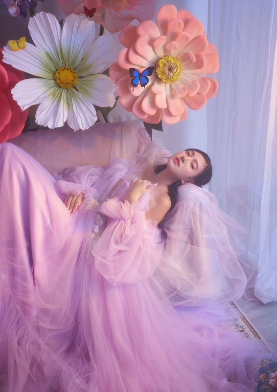 Warm Bloom Korean-style photoshoot sample at Cielo Studio Makati