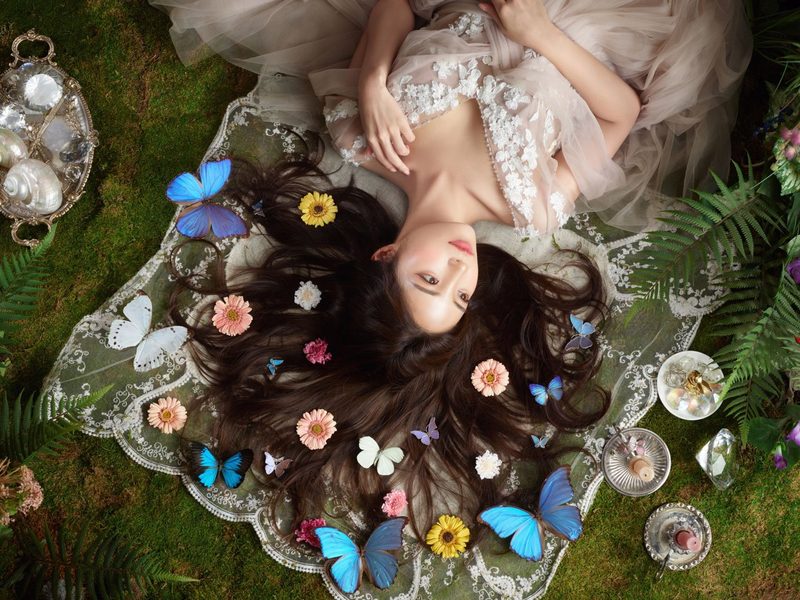 Enchanting Forest debut photoshoot concept sample at Cielo Studio Makati