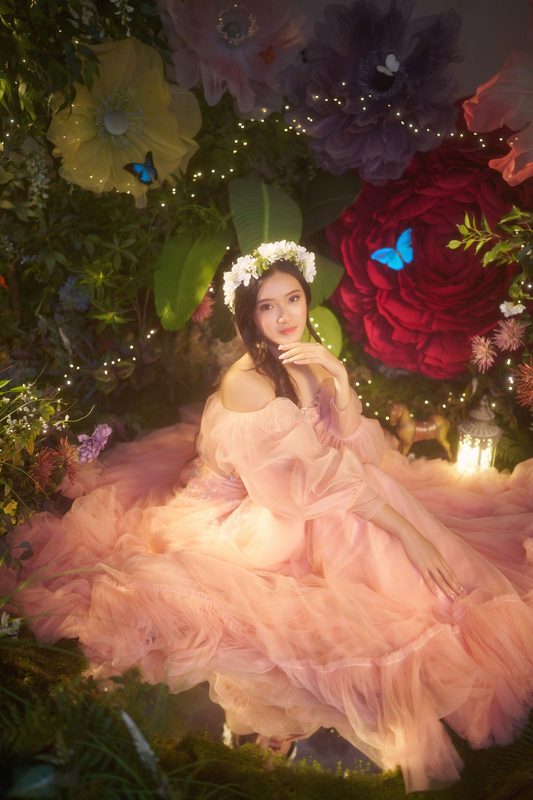 Enchanting Forest debut photoshoot concept sample at Cielo Studio Makati
