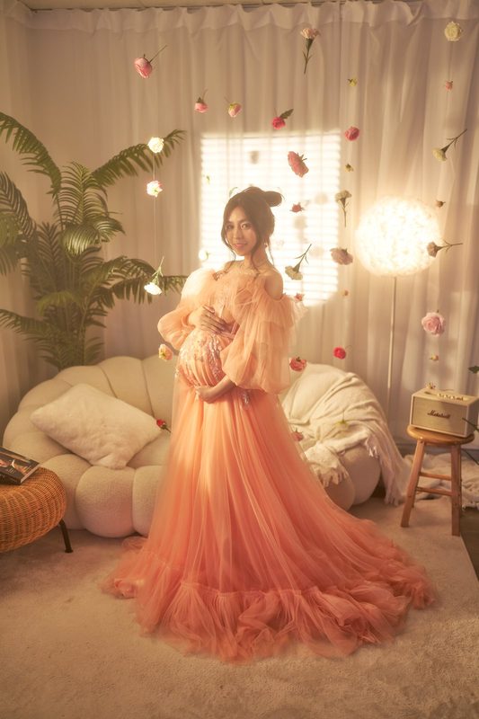 Flower Rainfall birthday photoshoot concept sample at Cielo Studio Makati