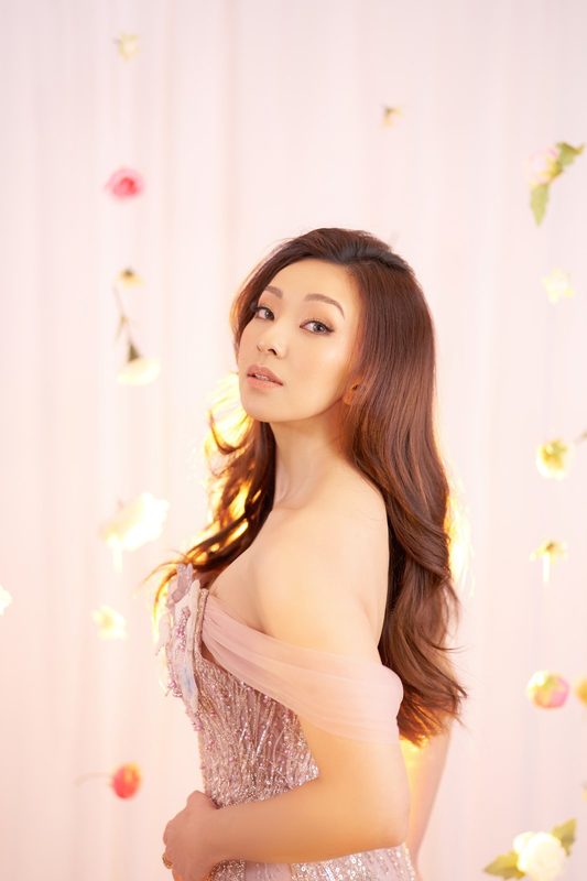 Flower Rainfall birthday photoshoot concept sample at Cielo Studio Makati